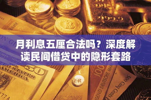 武汉月利息五厘合法吗？深度解读民间借贷中的隐形套路