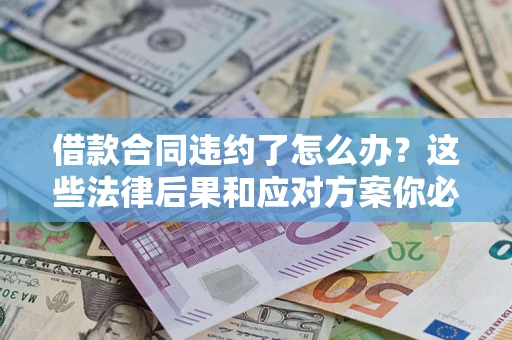 武汉借款合同违约了怎么办？这些法律后果和应对方案你必须知道
