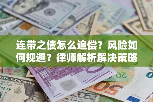 武汉连带之债怎么追偿？风险如何规避？律师解析解决策略