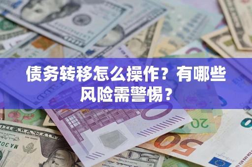 武汉债务转移怎么操作？有哪些风险需警惕？