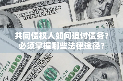 武汉共同债权人如何追讨债务？必须掌握哪些法律途径？