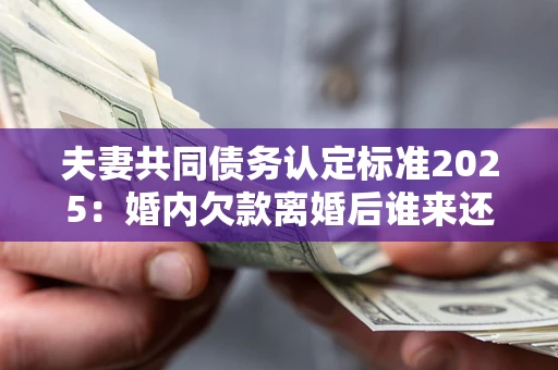 武汉夫妻共同债务认定标准2025：婚内欠款离婚后谁来还？