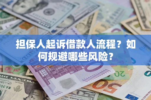 武汉担保人起诉借款人流程？如何规避哪些风险？