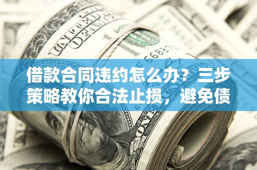 武汉借款合同违约怎么办？三步策略教你合法止损，避免债务危机升级