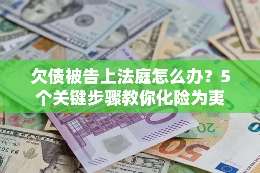 武汉欠债被告上法庭怎么办？5个关键步骤教你化险为夷