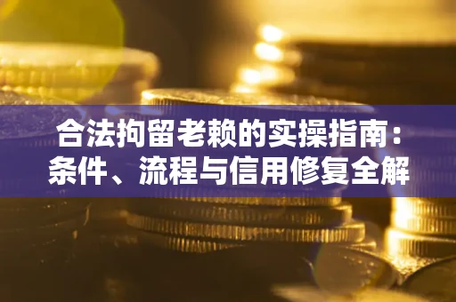 武汉合法拘留老赖的实操指南：条件、流程与信用修复全解析